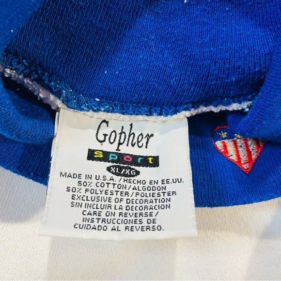 Vintage 80-90s Gopher Sport turtleneck sweatshirt size XL - Picture 4 of 4